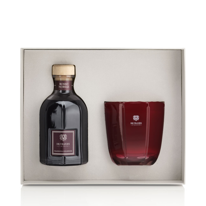 Gift box 500ml + 500g Rosso Nobile Candle